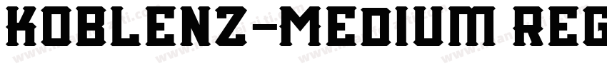 Koblenz-Medium Regul字体转换